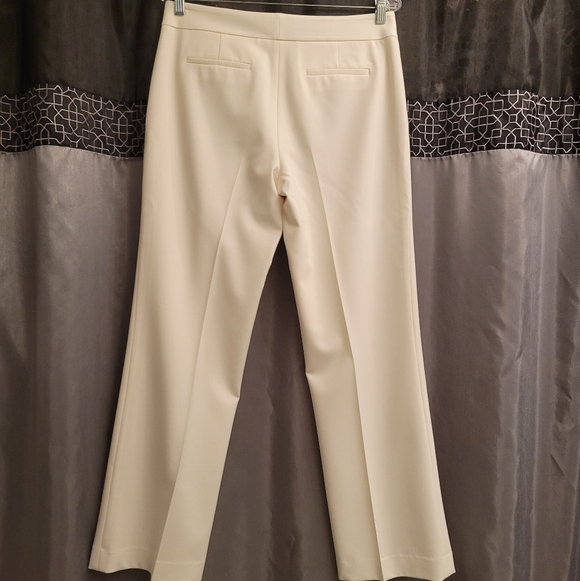 Calvin Klein Cream Wide Leg Pants With Inside Lining - Picture 2 of 6